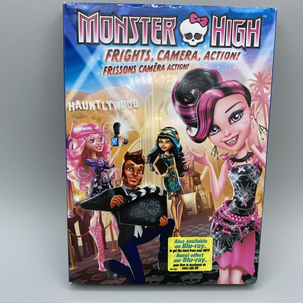 Monster High: Frights Camera Action! - DVD Bilingual Edition Special Features!